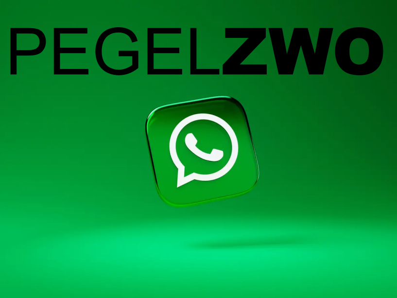 Der PEGELZWO WhatsApp-Kanal